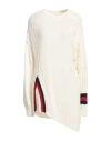Gaelle Paris Gaëlle Paris Woman Sweater Ivory Size 1 Polyacrylic, Wool, Alpaca Wool In White