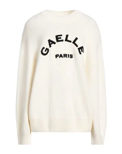 Gaelle Paris Gaëlle Paris Woman Sweater Ivory Size 1 Polyacrylic, Wool, Alpaca Wool In White