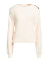 Gaelle Paris Gaëlle Paris Woman Sweater Ivory Size 1 Polyamide In Pink