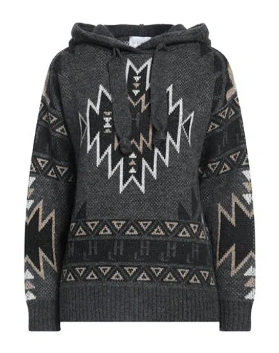 GAELLE PARIS GAËLLE PARIS WOMAN SWEATER LEAD SIZE 3 VISCOSE, POLYESTER, POLYAMIDE