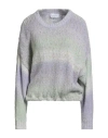 Gaelle Paris Gaëlle Paris Woman Sweater Lilac Size 0 Acrylic, Polyamide, Wool, Polyester In Gray