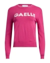 Gaelle Paris Gaëlle Paris Woman Sweater Magenta Size 1 Cotton, Acrylic, Viscose, Polyamide, Polyester In Pink