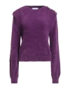 Gaelle Paris Gaëlle Paris Woman Sweater Mauve Size 1 Polyamide In Purple