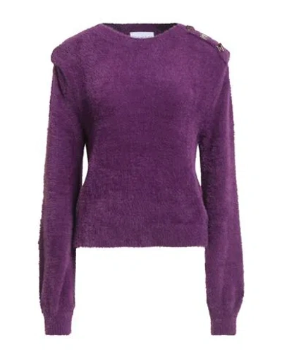 Gaelle Paris Gaëlle Paris Woman Sweater Mauve Size 1 Polyamide In Purple
