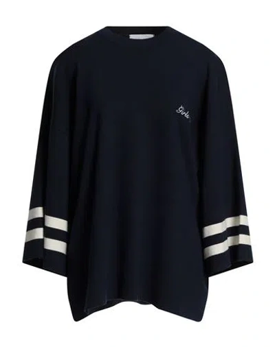 Gaelle Paris Gaëlle Paris Woman Sweater Navy Size 1 Viscose, Polyester, Nylon