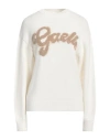Gaelle Paris Gaëlle Paris Woman Sweater Off White Size 1 Acrylic, Wool, Viscose, Polyester In Off White