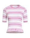 Gaelle Paris Gaëlle Paris Woman Sweater Pink Size 1 Cotton, Viscose, Polyester In Pink