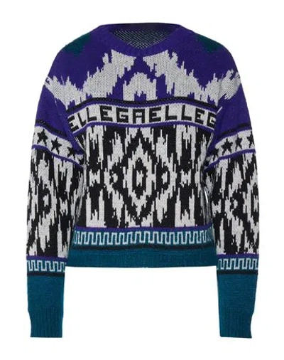 Gaelle Paris Gaëlle Paris Woman Sweater Purple Size 1 Acrylic, Polyester, Polyacrylic, Wool, Viscose