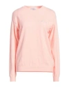 Gaelle Paris Gaëlle Paris Woman Sweater Salmon Pink Size 1 Viscose, Polyester, Polyamide In Pink