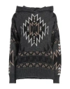 Gaelle Paris Gaëlle Paris Woman Sweater Charcoal Size 3 Viscose, Polyester, Polyamide In Grey