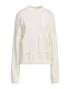 Gaelle Paris Gaëlle Paris Woman Sweater White Size 2 Acrylic, Wool, Viscose, Alpaca Wool In White