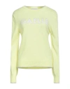 Gaelle Paris Gaëlle Paris Woman Sweater Yellow Size 1 Cotton, Acrylic, Viscose, Polyamide, Polyester In Yellow