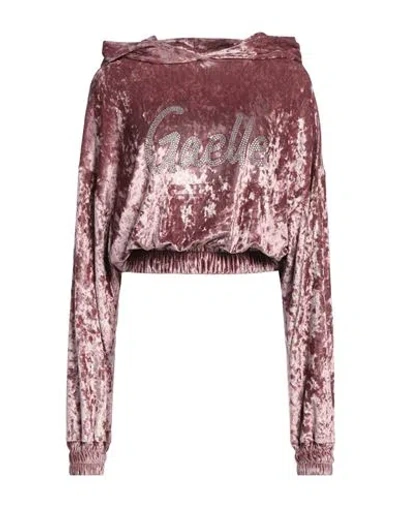 Gaelle Paris Gaëlle Paris Woman Sweatshirt Antique Rose Size 1 Polyester, Elastane, Polyamide In Pink