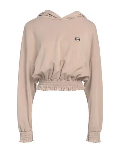 Gaelle Paris Gaëlle Paris Woman Sweatshirt Beige Size 4 Polyester, Viscose, Elastane In Neutral