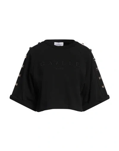 Gaelle Paris Gaëlle Paris Woman Sweatshirt Black Size 1 Cotton