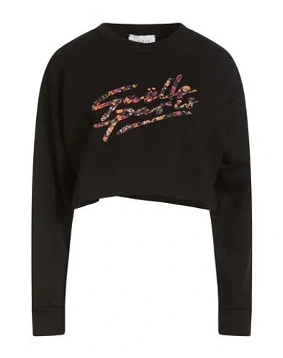 Gaelle Paris Gaëlle Paris Woman Sweatshirt Black Size 1 Cotton