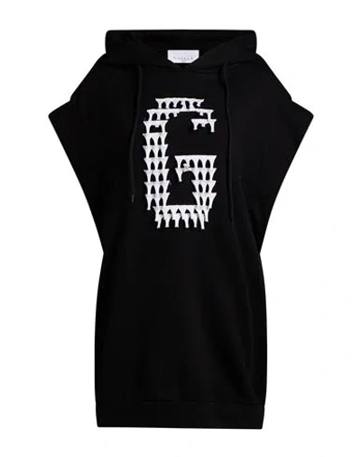 Gaelle Paris Gaëlle Paris Woman Sweatshirt Black Size 1 Cotton, Elastane
