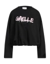 Gaelle Paris Gaëlle Paris Woman Sweatshirt Black Size 1 Cotton, Polyester In Black