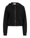 Gaelle Paris Gaëlle Paris Woman Sweatshirt Black Size 1 Polyester, Viscose, Elastane In Black
