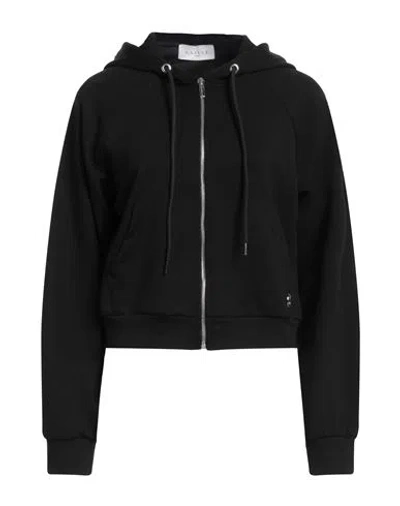 Gaelle Paris Gaëlle Paris Woman Sweatshirt Black Size 1 Polyester, Viscose, Elastane