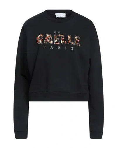 Gaelle Paris Gaëlle Paris Woman Sweatshirt Black Size 1 Cotton