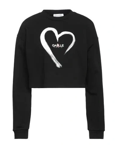 Gaelle Paris Gaëlle Paris Woman Sweatshirt Black Size 2 Cotton