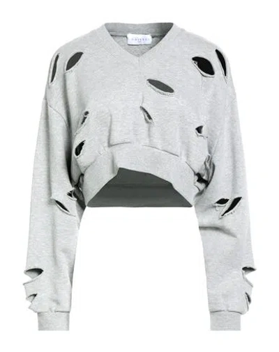 Gaelle Paris Gaëlle Paris Woman Sweatshirt Grey Size 1 Cotton, Polyester In Gray