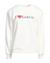 Gaelle Paris Gaëlle Paris Woman Sweatshirt Ivory Size 1 Cotton, Polyester, Elastane In White