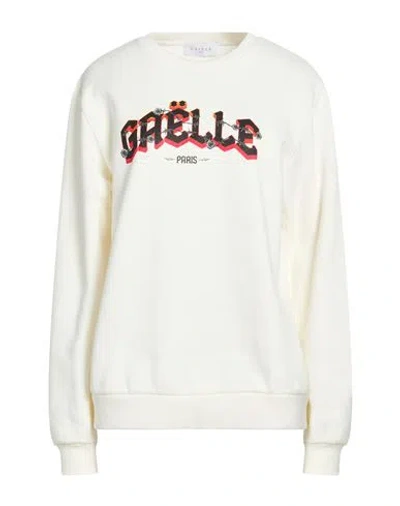 Gaelle Paris Gaëlle Paris Woman Sweatshirt Off White Size 3 Cotton