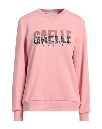 Gaelle Paris Gaëlle Paris Woman Sweatshirt Pink Size 1 Cotton, Polyester, Elastane