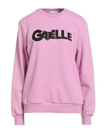 Gaelle Paris Gaëlle Paris Woman Sweatshirt Pink Size 1 Cotton, Polyester, Elastane