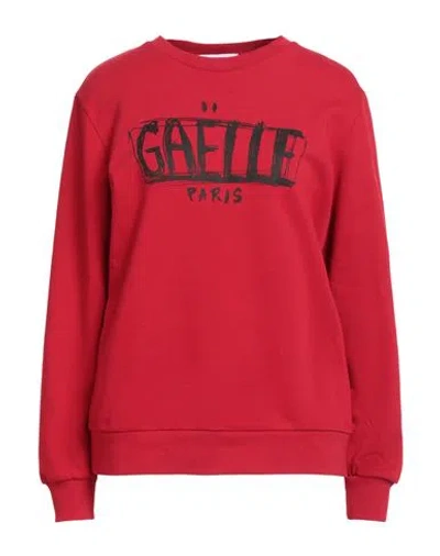 Gaelle Paris Gaëlle Paris Woman Sweatshirt Red Size 1 Cotton