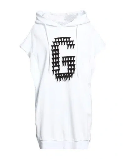 Gaelle Paris Gaëlle Paris Woman Sweatshirt White Size 0 Cotton, Elastane