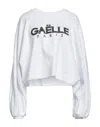 Gaelle Paris Sweatshirts In White