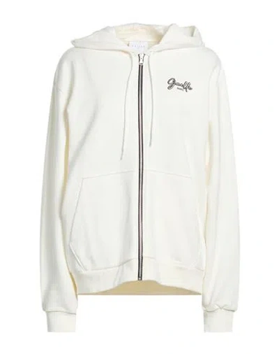 Gaelle Paris Gaëlle Paris Woman Sweatshirt White Size 3 Cotton, Elastane