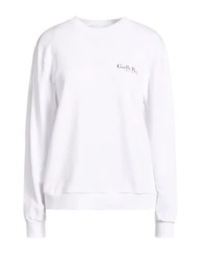 Gaelle Paris Gaëlle Paris Woman Sweatshirt White Size M Cotton, Elastane