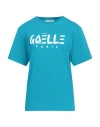 Gaelle Paris Gaëlle Paris Woman T-shirt Azure Size 3 Cotton In Blue