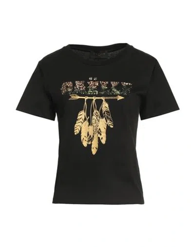 Gaelle Paris Gaëlle Paris Woman T-shirt Black Size 1 Cotton
