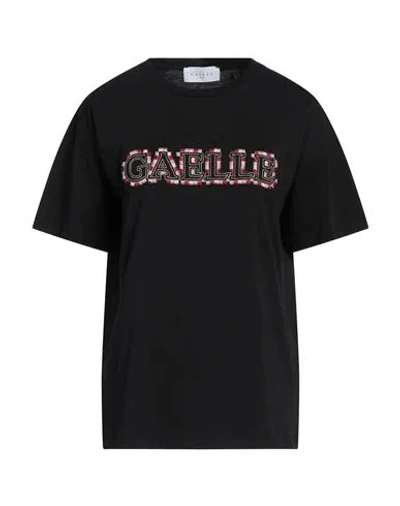 Gaelle Paris Gaëlle Paris Woman T-shirt Black Size 1 Cotton