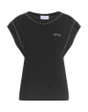 Gaelle Paris Gaëlle Paris Woman T-shirt Black Size 2 Cotton In Black