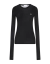 Gaelle Paris Gaëlle Paris Woman T-shirt Black Size 3 Modal, Rubber