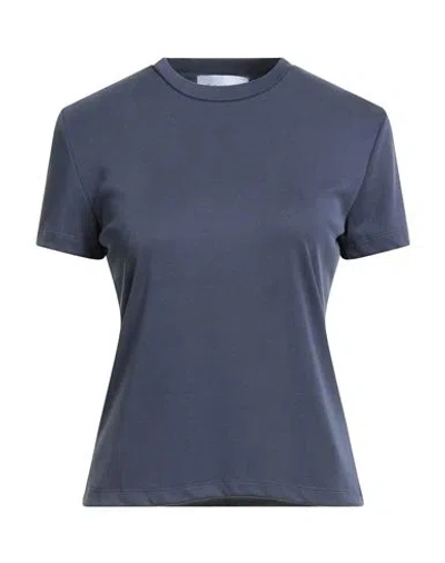 Gaelle Paris Gaëlle Paris Woman T-shirt Navy Size 4 Modal, Polyester In Blue