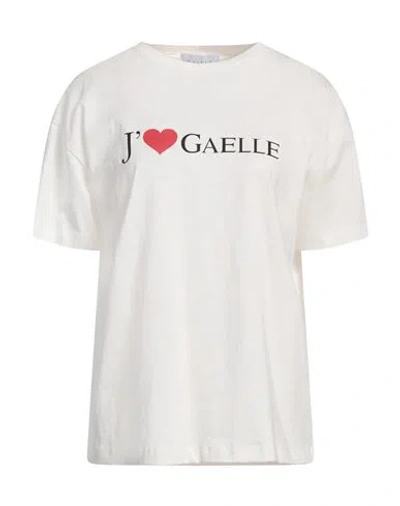 Gaelle Paris Gaëlle Paris Woman T-shirt Off White Size 1 Cotton