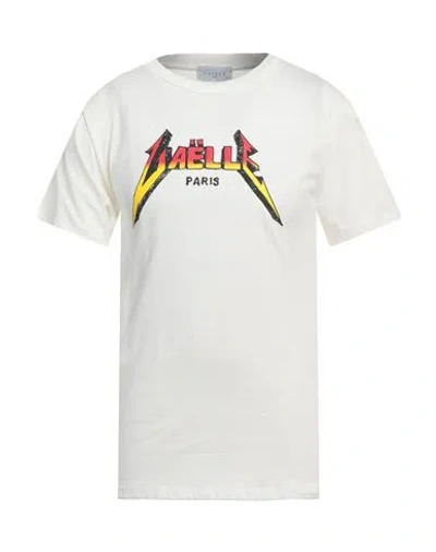 Gaelle Paris Gaëlle Paris Woman T-shirt Off White Size 1 Cotton
