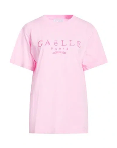 Gaelle Paris Gaëlle Paris Woman T-shirt Pink Size L Cotton