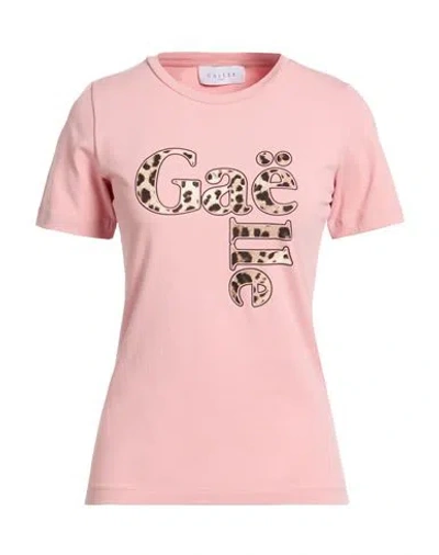 Gaelle Paris Gaëlle Paris Woman T-shirt Pink Size L Cotton, Elastane