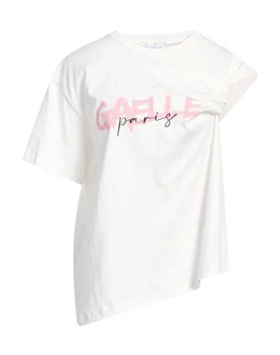 Gaelle Paris Gaëlle Paris Woman T-shirt White Size 1 Cotton