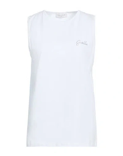 Gaelle Paris Gaëlle Paris Woman T-shirt White Size 3 Cotton