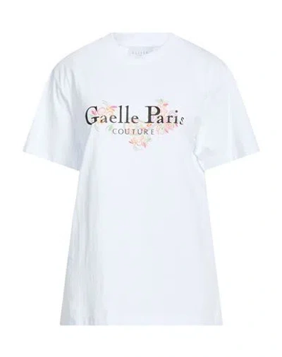 Gaelle Paris Gaëlle Paris Woman T-shirt White Size M Cotton