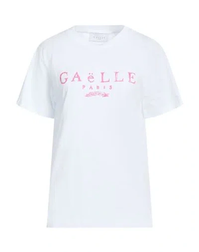Gaelle Paris Gaëlle Paris Woman T-shirt White Size M Cotton